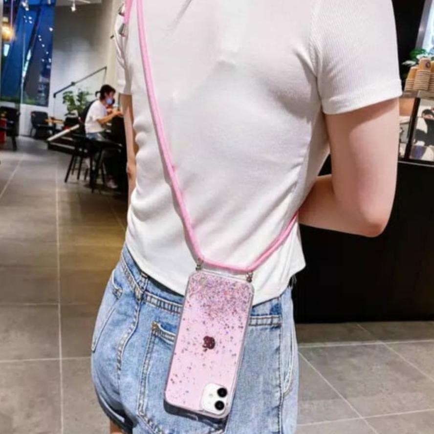 Promo Redmi Note 6/Note 8/8 Pro/Redmi Note 9/9 Pro/Mi10T/9 Case Tali Gantungan Nagita Gliter Lanyard