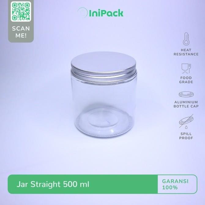 Toples Jar Kaca 500 Ml / Botol Toples Kaca 500Ml Per Dus