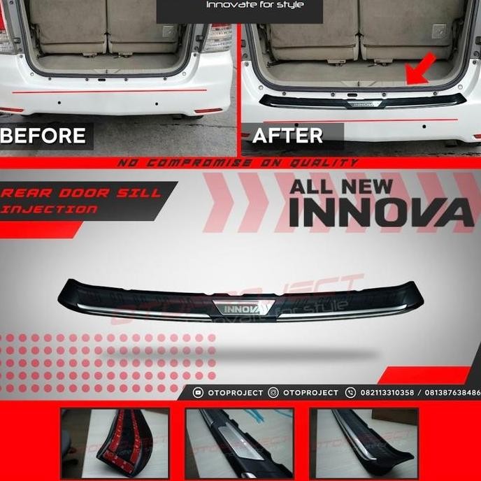 Otoproject Sill Plate Pintu Bagasi Otoproject All New Innova Reborn