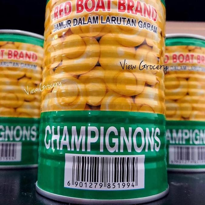 

New Jamur Kancing Kalengan / Mushroom whole / jamur utuh merk Red Boat