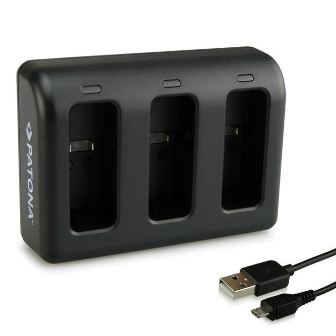 Patona Charger Battery For Gopro Hero 8 Hero 7 Hero 6 Hero 5 Hero8 Hero7 Hero6 Hero5 Black Baterai K