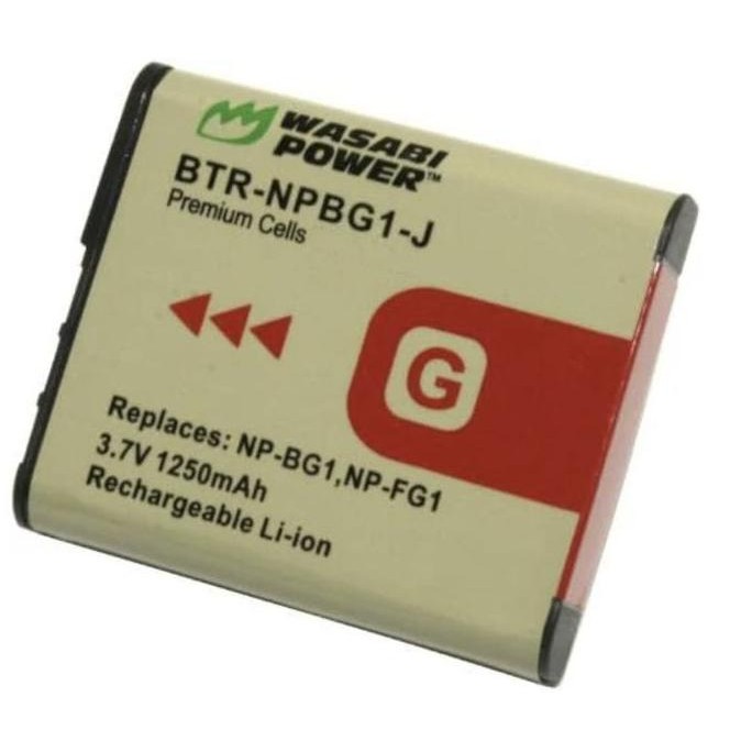 Wasabi Power Battery For Sony Np-Bg1 Np-Fg1 Npbg1 Npfg1 Baterai Cybershot Dsc H3 H7 H9 H10 H20 H50 H
