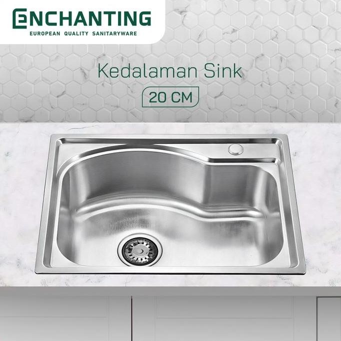 Kitchen Sink Dapur/ Bak Cuci Piring Europe Enchanting E1070
