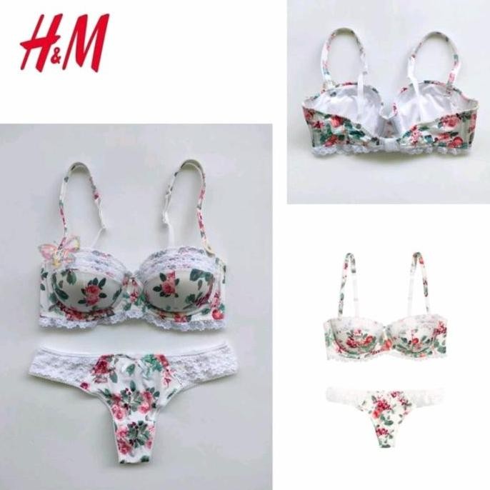 H&M BRA SET SEXY THONG G STRING (LA SENZA VICTORIA SECRET BH HNM HM