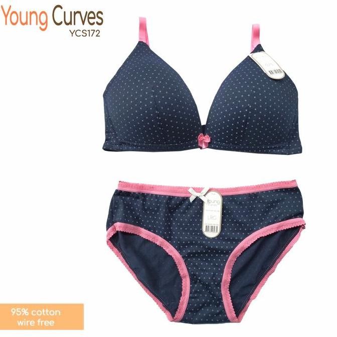 BRA SET YOUNG CURVES TIDAK PAKAI KAWAT (BH ANAK WACOAL CURVE REMAJA