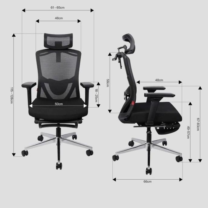 Fantech OCA259 PRO | OCA-259 PRO Kursi Kantor Kerja Office Chair