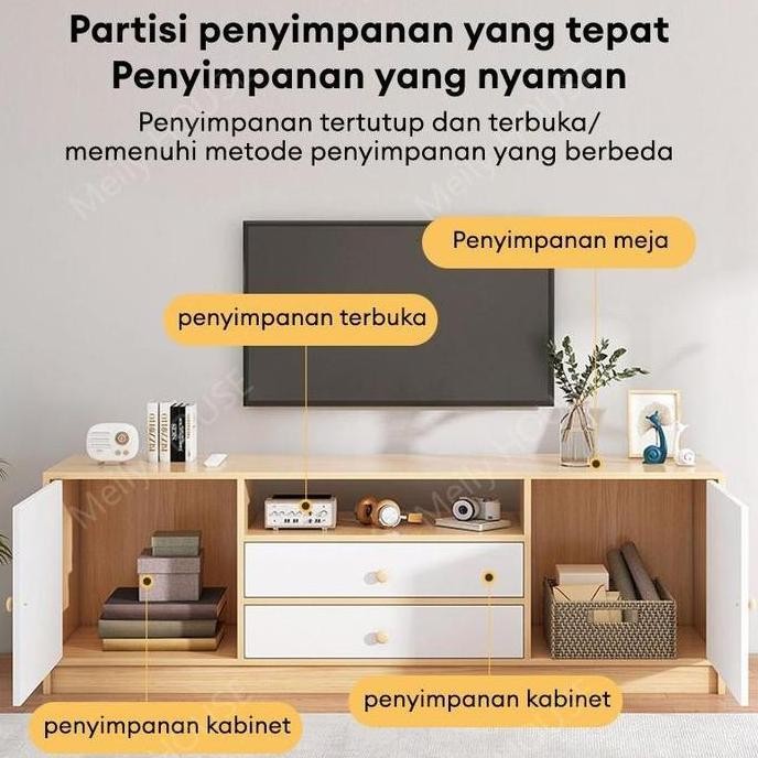 Meja Tv 140cm Meja Tv Kayu Meja Tv Minimalis Meja Tv Ikea Rak Tv Meja TV Minimalis Modern Bufet Tv M