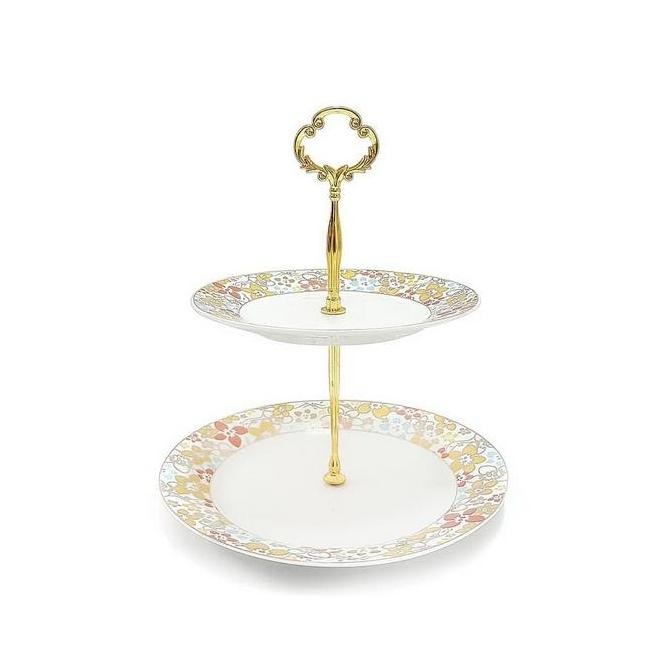 (Good) Vicenza Double Plate - Piring Susun P24 Poppy