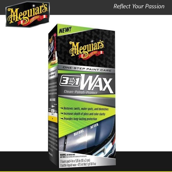 HOT SALE Meguiars 3 in 1 Wax 473ml G191016 Wax Mobil Pengkilap Mobil