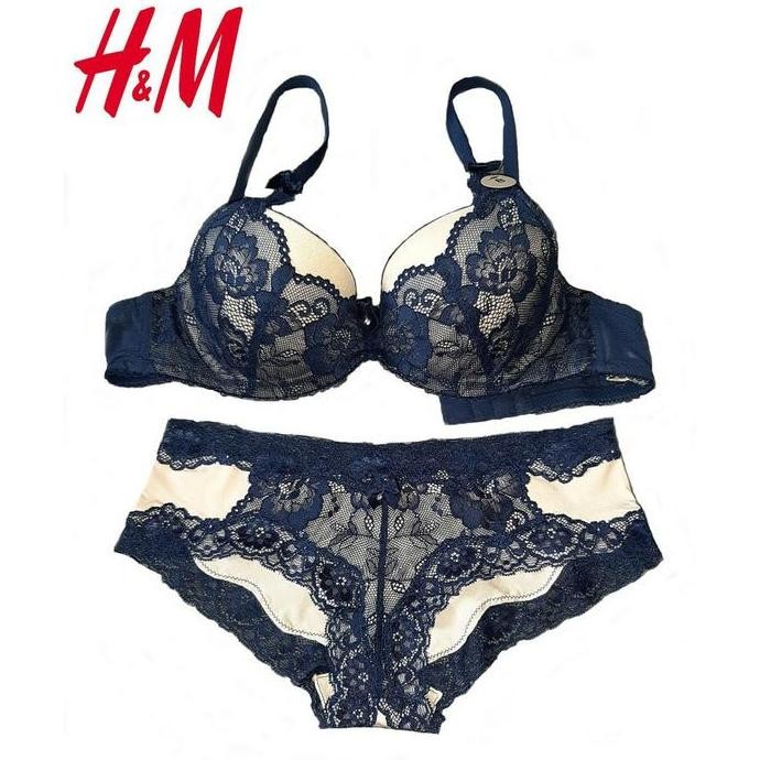 BRA SET H&M HNM (VICTORIA SECRET LASENZA TRIUMPH KiMONO SATIN LINGERIE