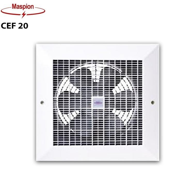 Promo Maspion CEF 20 Ceiling Exhaust Fan 8 Inch Kipas Angin Listrik Hisap Hexos Plafon Langit Kamar 
