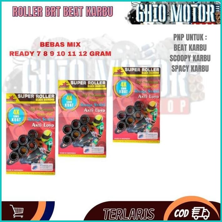 Murah ROLLER BRT BEAT KARBU 7 gram 8 gram 9 gram 10 gram 11 gram 12 gram ROLER BRT BEAT KARBU ORIGIN