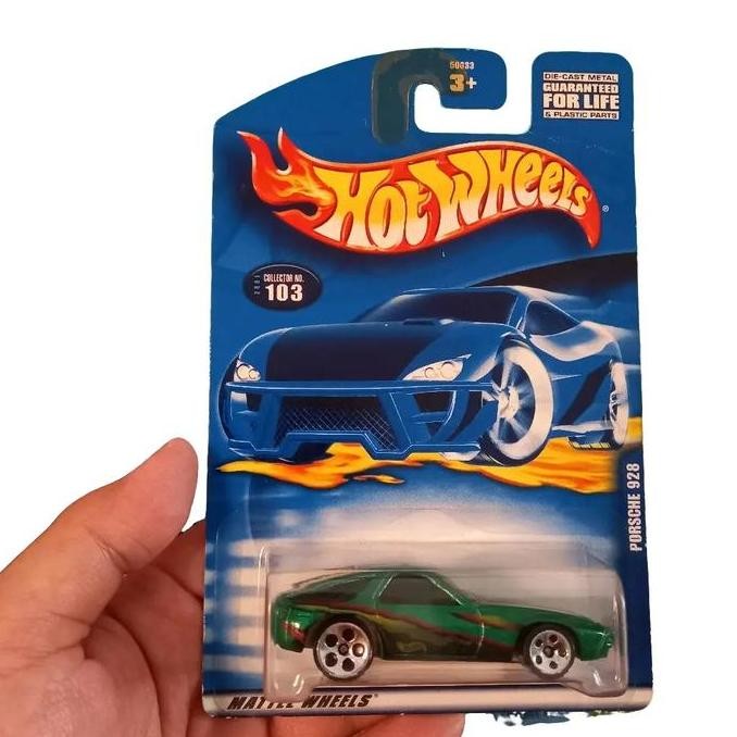Hotwheels Porsche 928 Base Besi Blue Card Rare