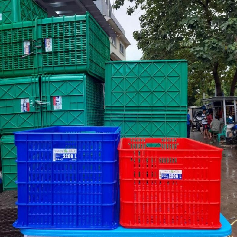 NEW CONTAINER BOX INDUSTRI LUBANG 2212 2204 2206 2208 2210 L KERANJANG INDUSTRIAL KRAT
