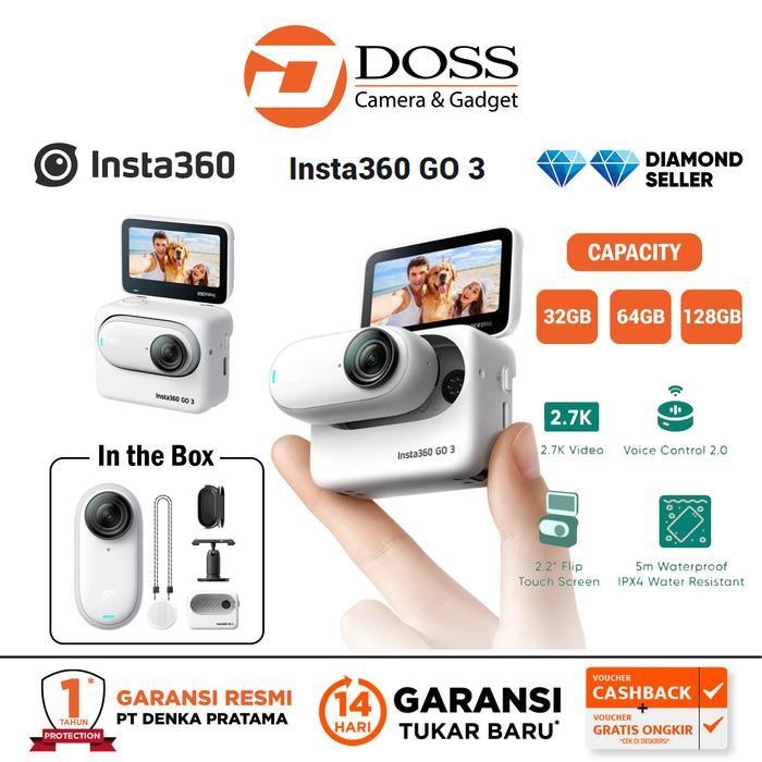 FPS Insta360 GO 3 Action Cam Camera Insta 360 GO3 Insta360 GO3