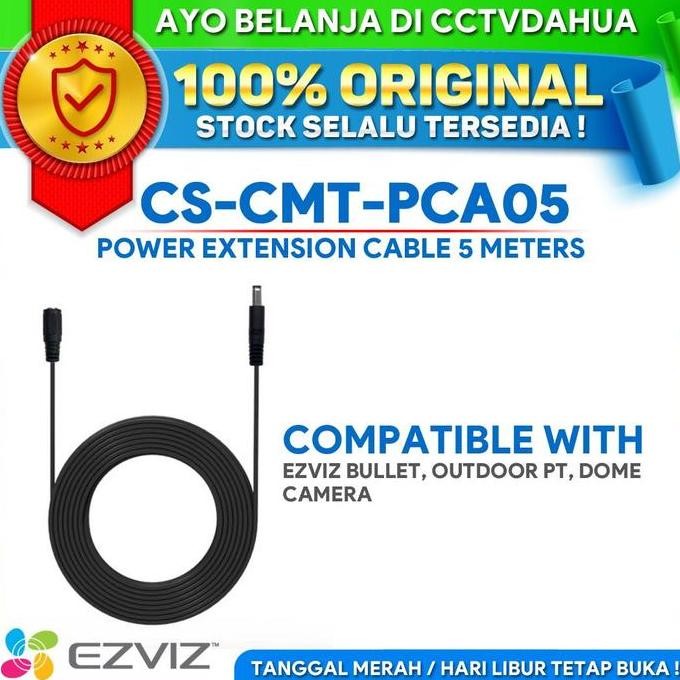 TERBARU - EZVIZ CMT-PCA POWER EXTENSION CABLE ACCESSORY FOR EZVIZ OUTDOOR CAMERA