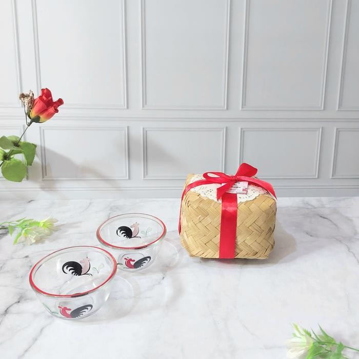 LSS Souvenir Pernikahan Mangkok Ayam Jago Mini