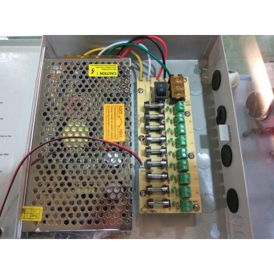 Power Supply CCTV 12V 10A Box Power Supply 12v 10A