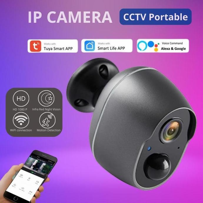 TERMURAH - KERUI IP Kamera CCTV battery Portable Dashcam