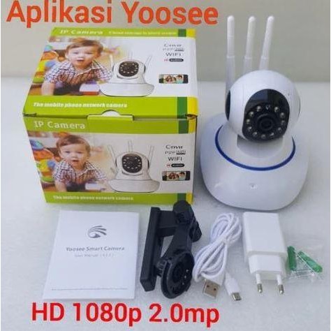 TERBARU - CCTV Camera Wifi 3 Antena Ip Camera Yoosee Kamera CCTV Ip Cam Yoosee