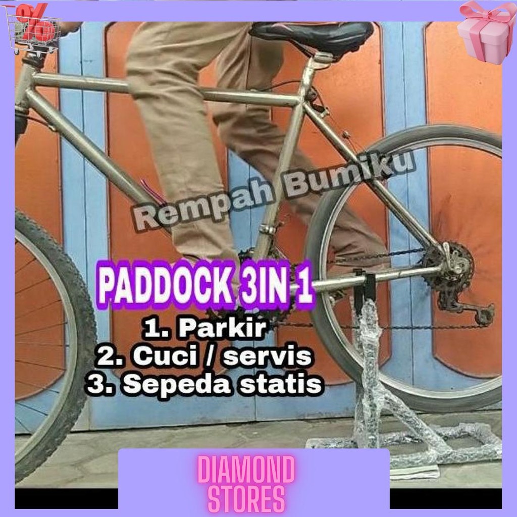 GradeOri STANDAR PADDOCK LIPAT SEPEDA MTB / GUNUNG / SELLI / MINION / PEDOK LIPAT