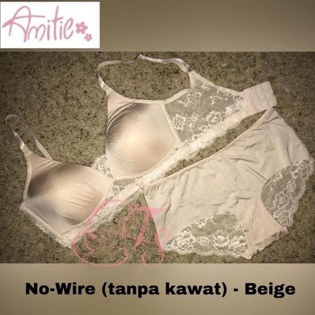 BRA SET AMITIE TANPA KAWAT TIDAK PAKAI WIRELESS (SORELA TRIUMPH WACOAL