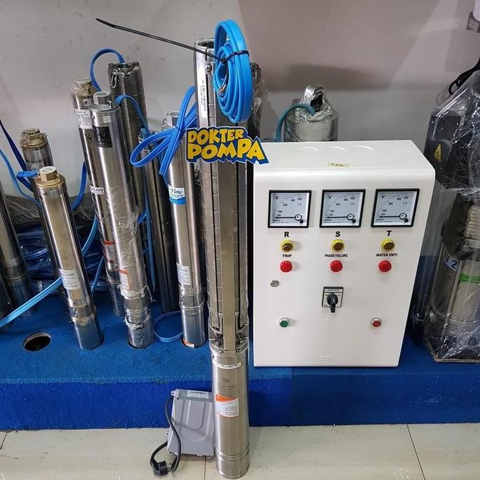 =====] POMPA SUBMERSIBLE CRI 3 HP 1 PHASE 8M3/ JAM MAX HEAD 74 M OUT 2 INCH