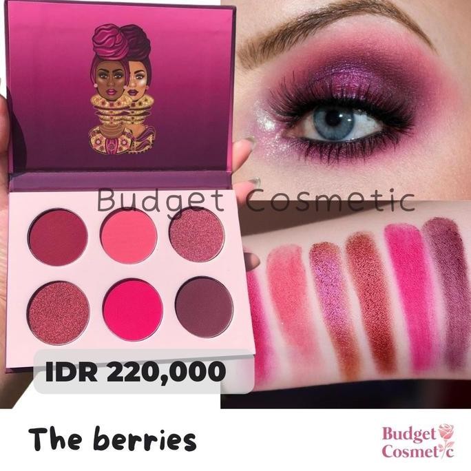 PROMO DISKON - eyeshadow JUVIA'S PLACE THE BERRIES EYESHADOW PALETTE chocolates warrior nubian jacme