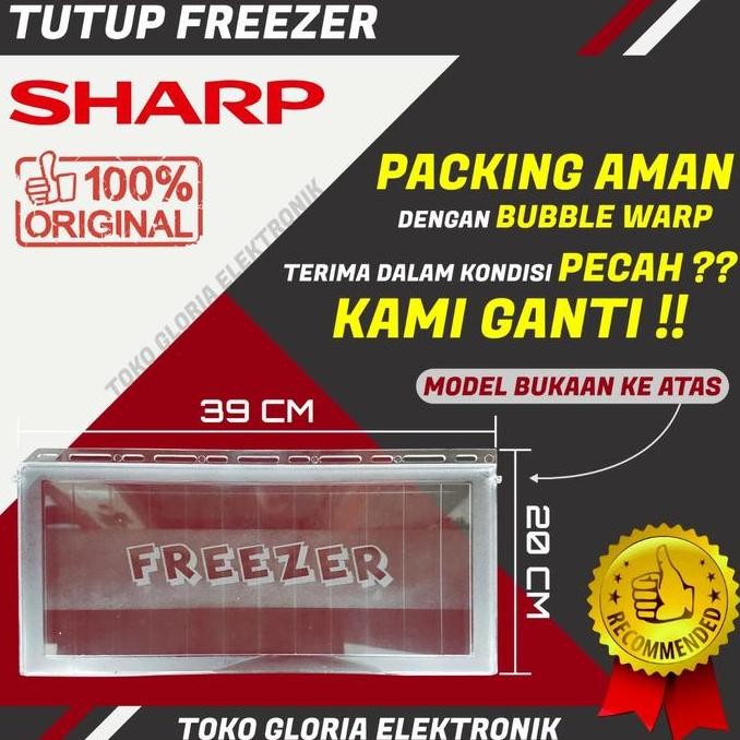 &<&<&<&] Tutup Freezer Kulkas Sharp 1 pintu original