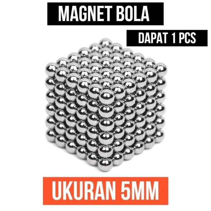 &<&<&<&] Silver Magnet Bola 5mm Neodymium Ball