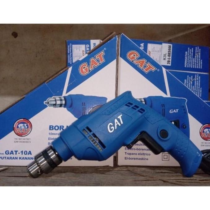 ] Mesin Bor Tangan 10mm GAT10A / Bor Listrik GAT 10-A 10mm / Bor 10mm GAT 10A
