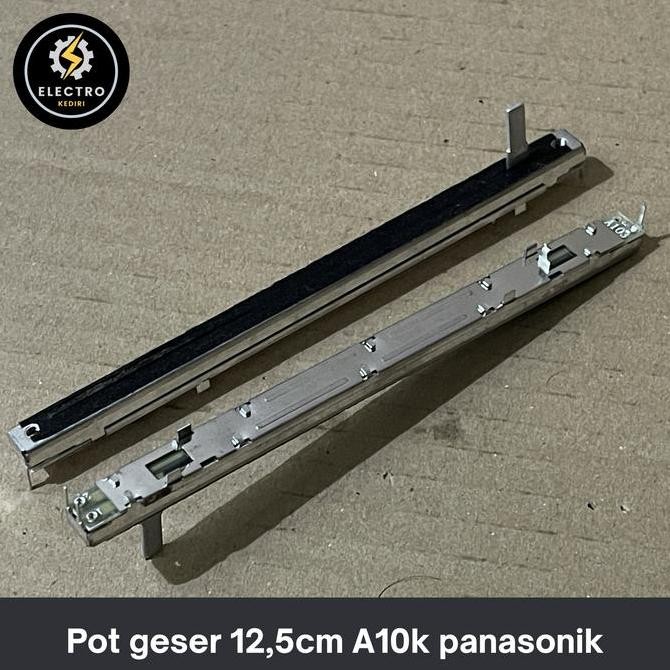 Silahkan Order] Potensio geser 12,5cm mono 10k Panasonik | pot 125mm 10k body kecil
