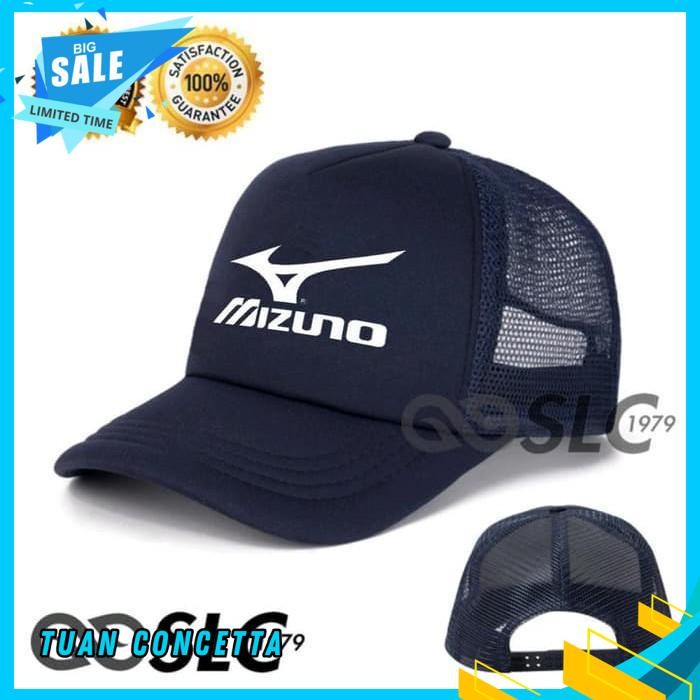 TOPI TRUCKER JARING HAT CAP DISTRO MIZUNO POLOS CUSTOM OLAHRAGA VOLI INDONESIA PRIA WANITA UNISEX KE