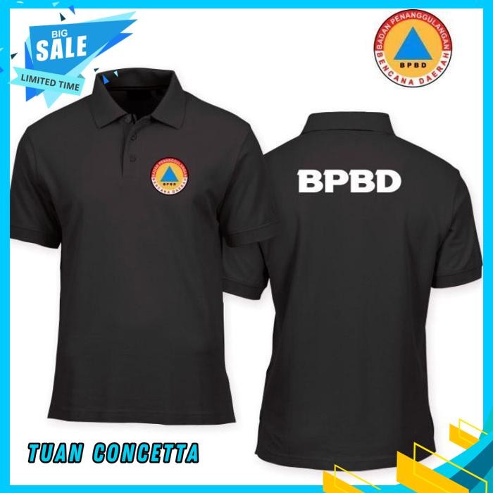 KAOS POLO SHIRT TSHIRT BAJU KERAH DISTRO BPBD INDONESIA POLOS CUSTOM PRIA WANITA KEREN KATA LUCU ANA