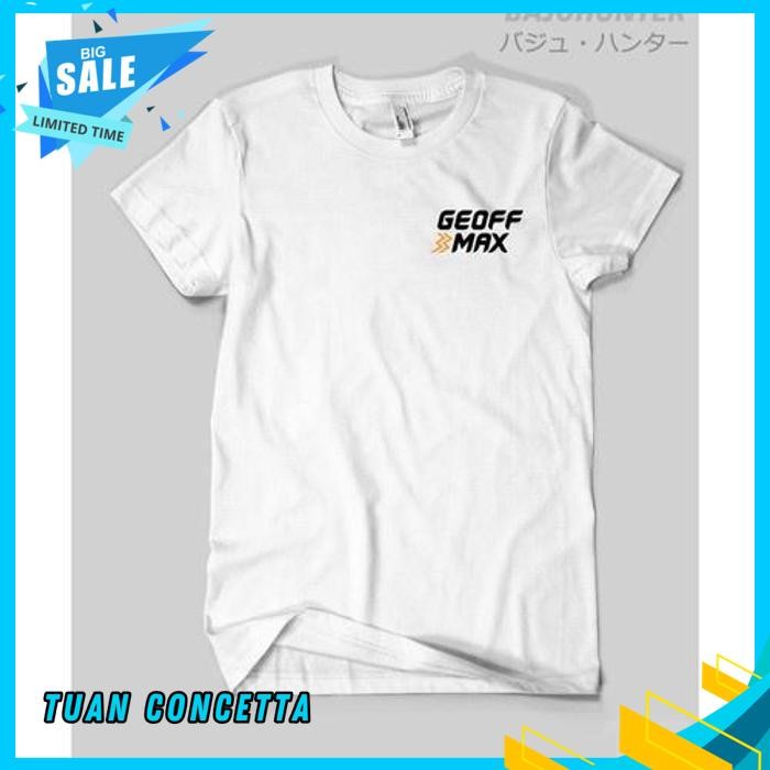 KAOS TSHIRT BAJU OBRAL MURAH COMBED 30S DISTRO GEOFF MAX 2 POLOS CUSTOM INDONESIA PRIA WANITA UNISEX