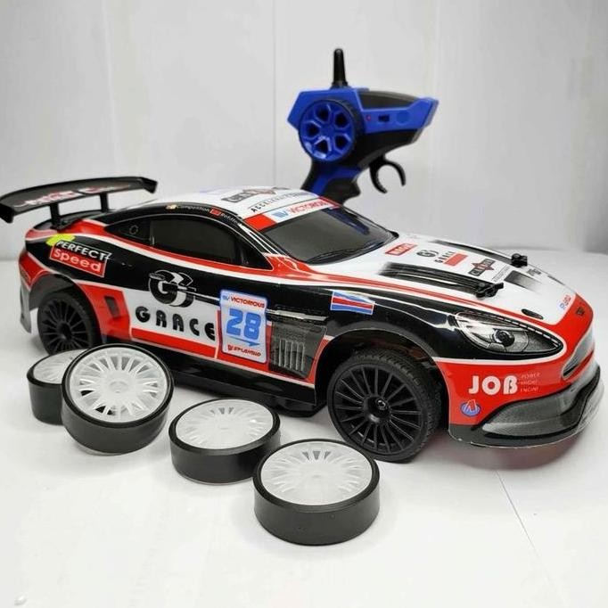 DV16 }} Mobil Remot RC Sanzuan 4WD Rc Drift Onroad 4x4 Skala 1.14 San Zuan Mitsubishi Nissan Sanzuan