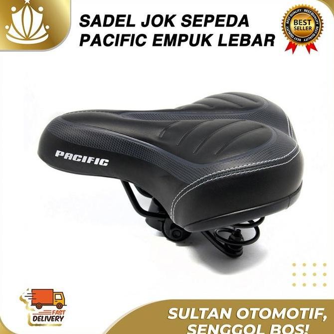 Promo JOK SADEL SEPEDA LIPAT/CTB/MTB PACIFIC ORIGINAL LEBAR KUAT DAN EMPUK COD