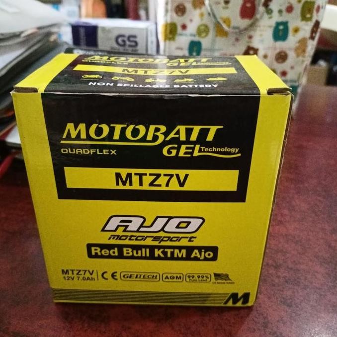 Terbaik Aki Nmax/ Motobatt Mtz7V Gel/ Gtz7V / Aki Aerox 155/ Aki Pcx 150 100% Ori