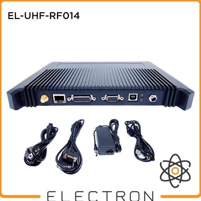 Terbaik El-Uhf-Rf014 Rfid Fixed Reader Writer 4 Port Antenna Tnc Transceiver 100% Ori