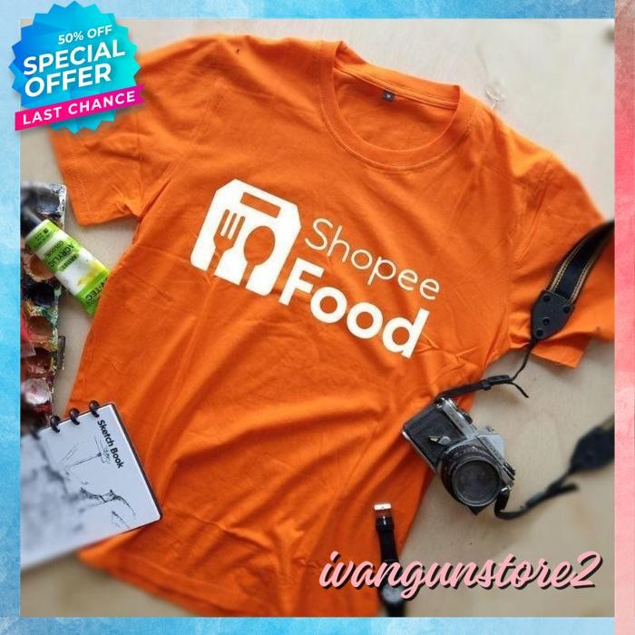 KAOS TSHIRT BAJU COMBED 30S DISTRO F FOOD FOD SHOP SPX POLOS CUSTOM INDONESIA PRIA WANITA KEREN KATA
