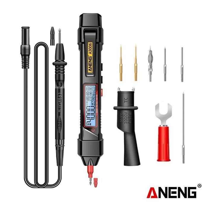 NEW - Aneng A3006 Pro Pen Type Digital Multimeter 4000Count Tester Zero Fire