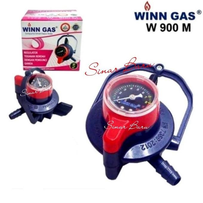 Terbaik Regulator Winn Gas W-900 M Winn Gas Regulator W 900 M Double Lock 100% Ori