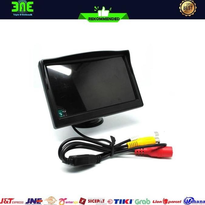 TERBARU - Monitor Mini Rear View TFT LCD 4.3 Inch Bisa Untuk Receiver Parabola