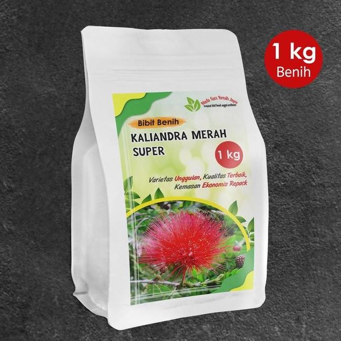 1 Kg Benih biji kaliandra merah super / bibit benih kaliandra benih Tanaman