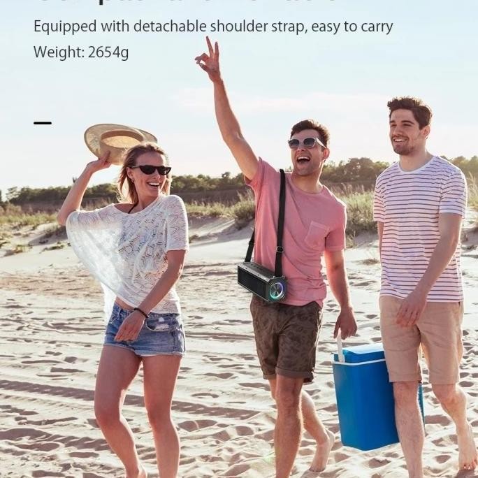 Blitzwolf BW WA3 PRO Speaker 120W Bluetooth Wireless Deep Bass RGB