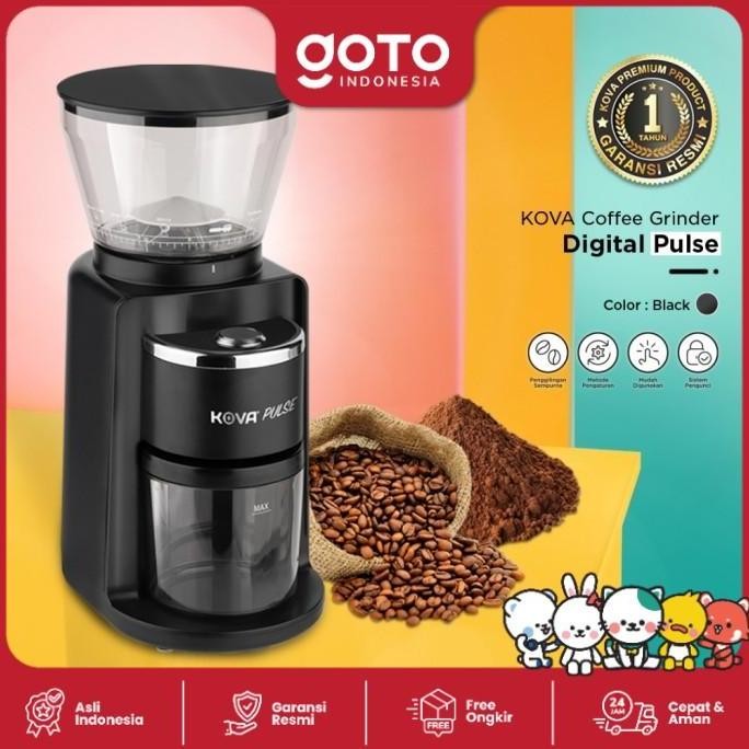 Kova Pulse Mesin Giling Biji Kopi Coffee Maker Grinder Machine Digital Original