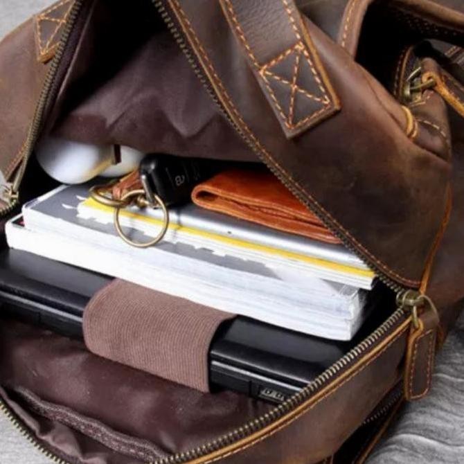 Tas ransel kulit asli - backpack kulit asli - tas kulit bahan kulit ch