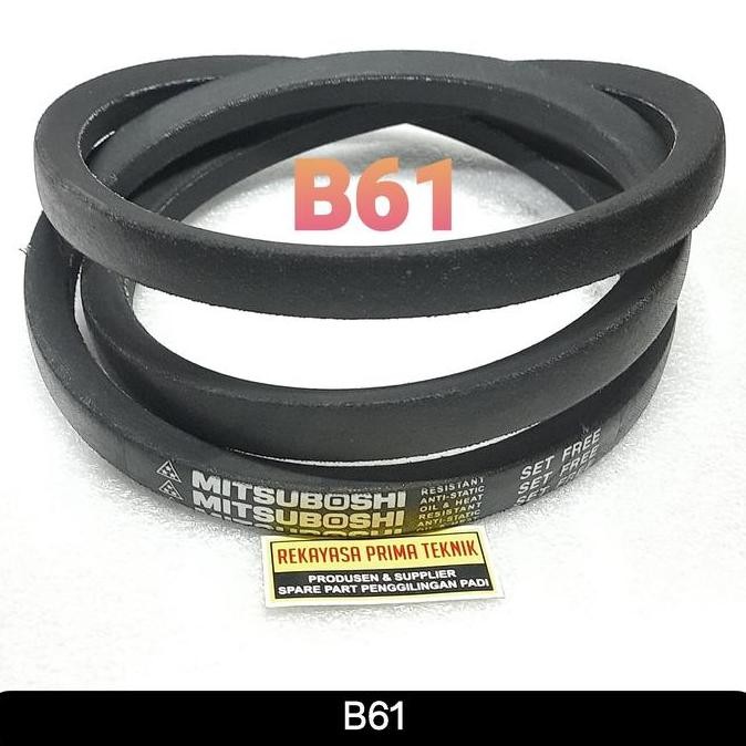 +%+%+%] B61 Mitsuboshi V belt B 61 B-61 bukan monitor tabung