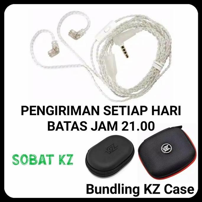 Kabel Kz Zsn Pro Silver Upgrade Cable Kz Cable For Kz Dq6 Kz Zsn Pro X Original