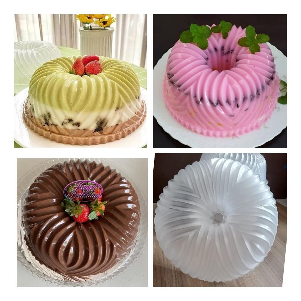 Cetakan Agar Plastik Tebal Loyang Puding Bavaya